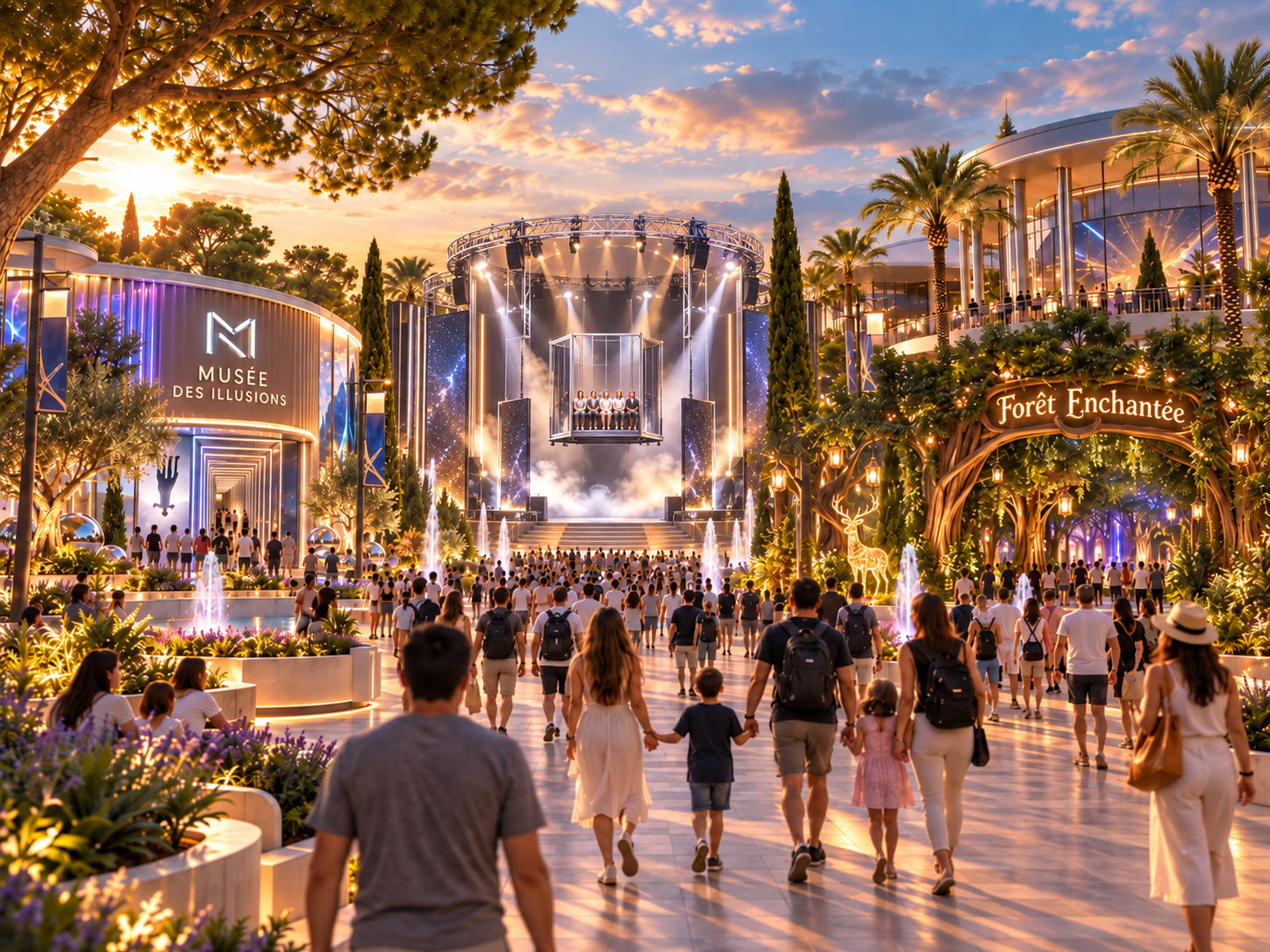 Le parc Illusioland en Provence, Musée des Illusions, Forêt Enchantée et attractions magiques